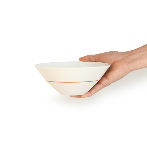 White Porcelain Deep Bowl -  5 Colour Options