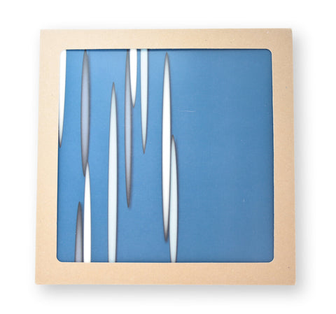 Blue drop coasters: set of four